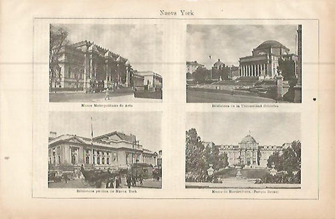 LAMINA ESPASA 9629: Museos y Bibliotecas de Nueva York