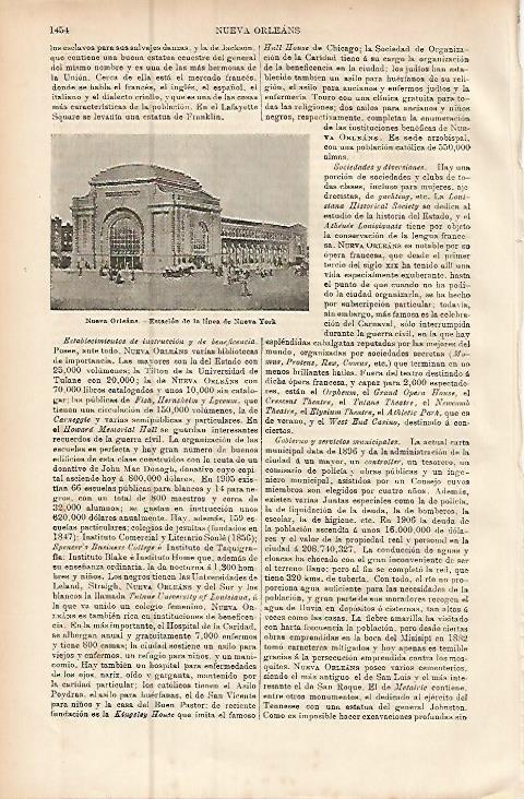 LAMINA ESPASA 9639: Estacion de Nueva Orleans Estados Unidos