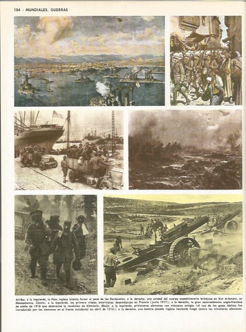 LAMINA MONITOR 0033: IMAGENES DE LA PRIMERA GUERRA MUNDIAL
