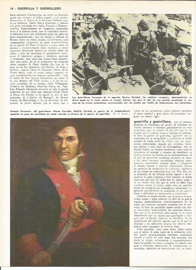 LAMINA MONITOR 0043: ANTONIO CARNICERO EL GUERRILLERO. GUERRILLEROS DE FRANCIA EN LA SEGUNDA GUERRA MUNDIAL