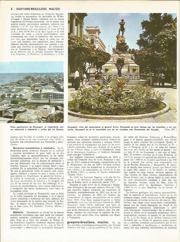 LAMINA MONITOR 0045: VISTAS DE GUAYAQUIL ECUADOR