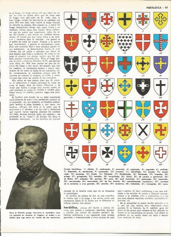 LAMINA MONITOR 0052: CRUCES HERALDICAS
