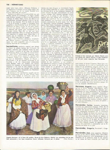 LAMINA MONITOR 0053: A LA FIESTA DEL PUEBLO POR HERMOSO. 