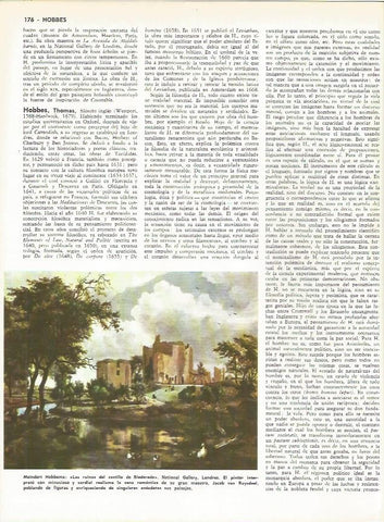 LAMINA MONITOR 0058: LAS RUINAS DEL CASTILLO DE BLEDERODE POR HOBBEMA