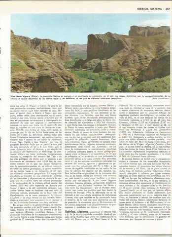 LAMINA MONITOR 0068: VISTA DESDE VIGUERA LA RIOJA
