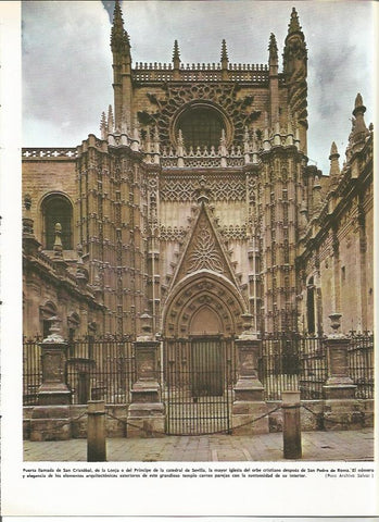 LAMINA MONITOR 0107: CATEDRAL DE SEVILLA