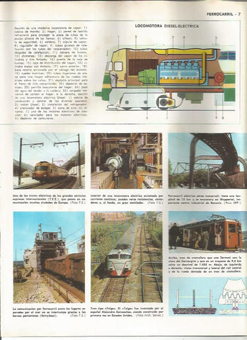 LAMINA MONITOR 0143: TRENES ELECTRICOS