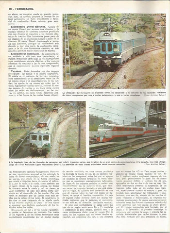 LAMINA MONITOR 0145: TRENES ARTICULADOS. TALGO