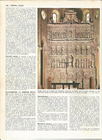LAMINA MONITOR 0163: RETABLO DE LA IGLESIA DEL MONASTERIO DE POBLET