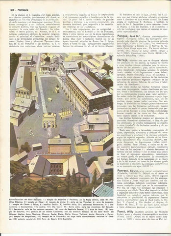 LAMINA MONITOR 0164: RECONSTRUCCION DEL FORO EN ROMA