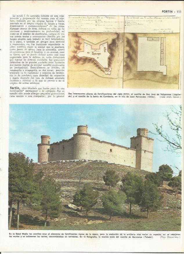 LAMINA MONITOR 0166: CASTILLO DE BARCIENCE EN TOLEDO