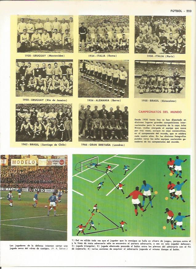 LAMINA MONITOR 0195: CAMPEONES DEL MUNDO DE FUTBOL