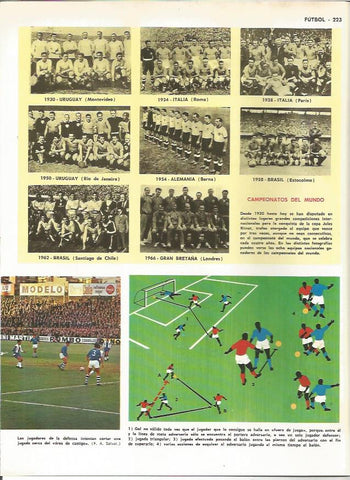 LAMINA MONITOR 0195: CAMPEONES DEL MUNDO DE FUTBOL