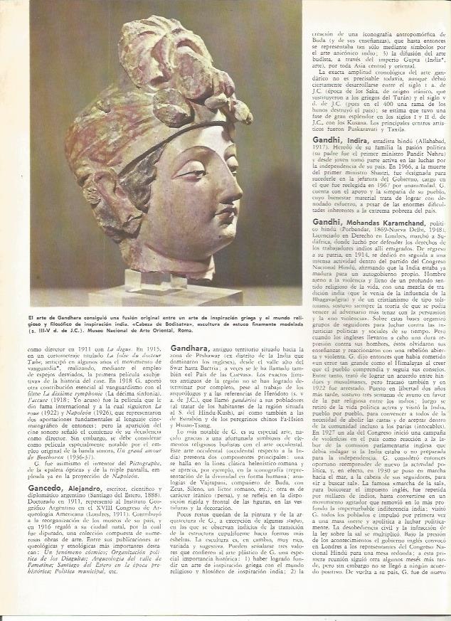 LAMINA MONITOR 0208: CABEZA DE BODISATVA MUESTRA DE ARTE DE GANDHARA