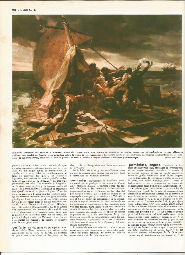 LAMINA MONITOR 0223: LA BALSA DE LA MEDUSA POR GERICAULT