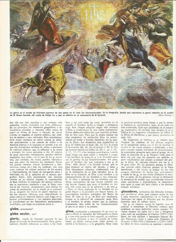 LAMINA MONITOR 0234: EL SUEÑO DE FELIPE II POR EL GRECO