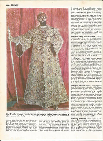 LAMINA MONITOR 0237: FEDOR CHALIAPIN REPRESENTANDO A BORIS GODUNOV