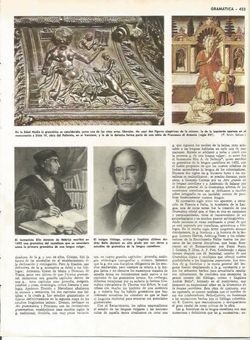 LAMINA MONITOR 0249: ELIO ANTONIO DE NEBRIJA. ANDRES BELLO