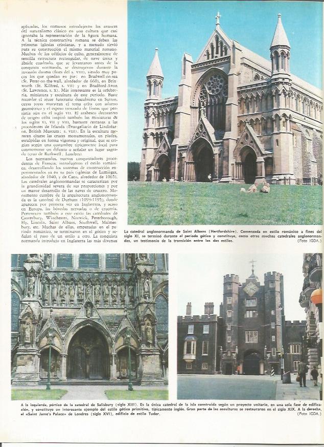 LAMINA MONITOR 0253: CATEDRAL DE SAINT ALBANS. CATEDRAL DE SALISBURY