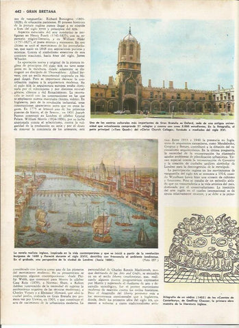 LAMINA MONITOR 0254: OXFORD. GRABADO DE LONDRES HACIA 1800