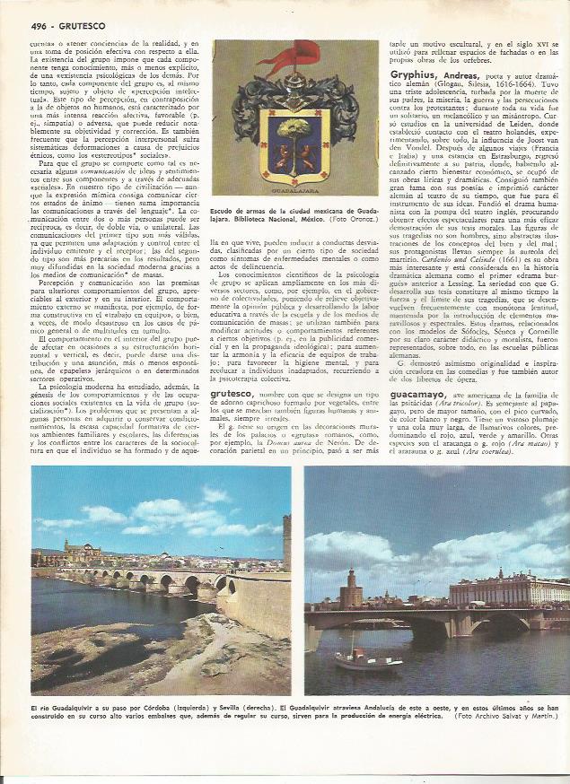 LAMINA MONITOR 0272: ESCUDO DE ARMAS DE GUADALAJARA EN MEXICO. RIO GUADALQUIVIR
