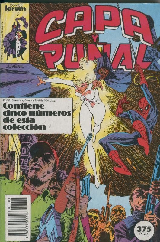 Capa y Puñal retapado numeros 01 al 05