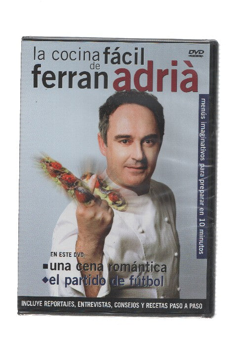 DVD: LA COCINA FACIL DE FERRAN ADRIA: Una cena romantica - el partido de futbol (El Periodico)
