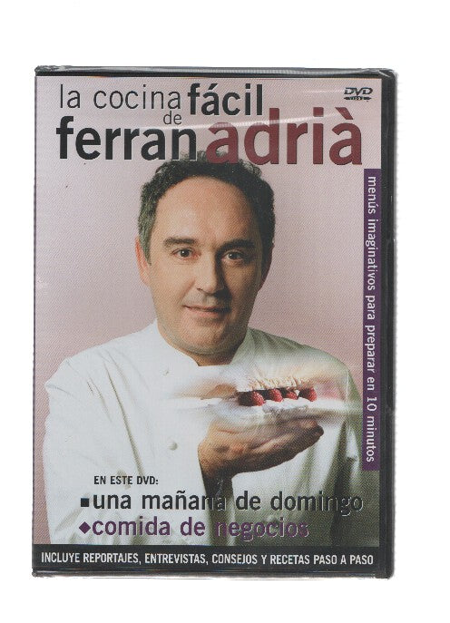 DVD: LA COCINA FACIL DE FERRAN ADRIA: Una mañana de domingo - comida de negocios (El Periodico)
