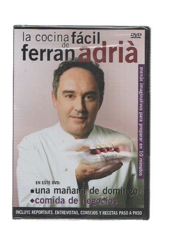DVD: LA COCINA FACIL DE FERRAN ADRIA: Una mañana de domingo - comida de negocios (El Periodico)