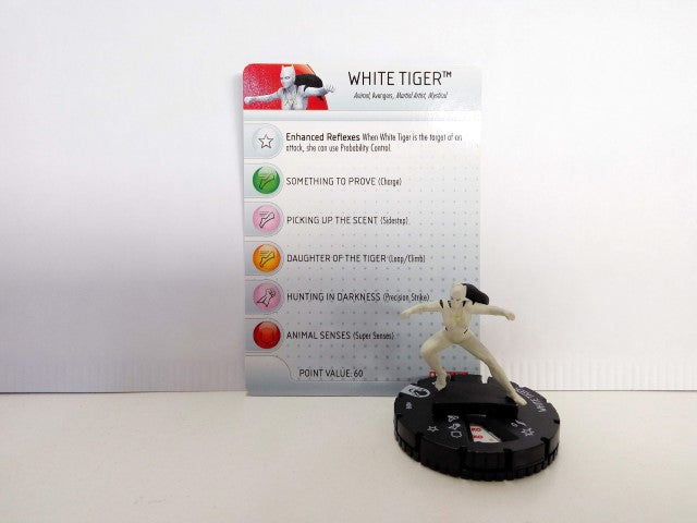 Heroclix: WHITE TIGER - Ava Ayala 06 (con tarjeta identificativa) 