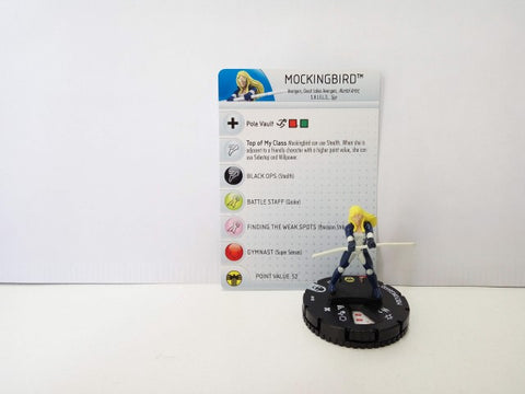 Heroclix: MOCKINGBIRD - Bobbi Morse 10 (con tarjeta identificativa) 