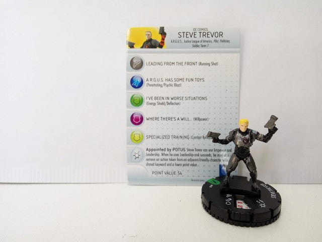 Heroclix: STEVE TREVOR - 18 (con tarjeta identificativa) 