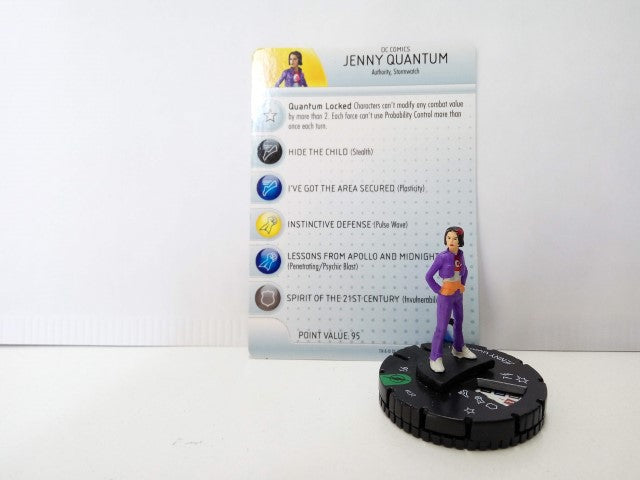 Heroclix: JENNY QUANTUM - Jennifer Quarx 32 (con tarjeta identificativa) 