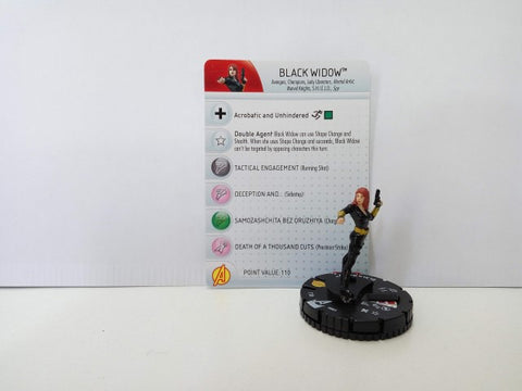 Heroclix: BLACK WIDOW - Natasha Romanoff 01 (con tarjeta identificativa) 