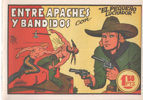 Facsimil: El Pequeño Luchador numero 005: Entre apaches y bandidos