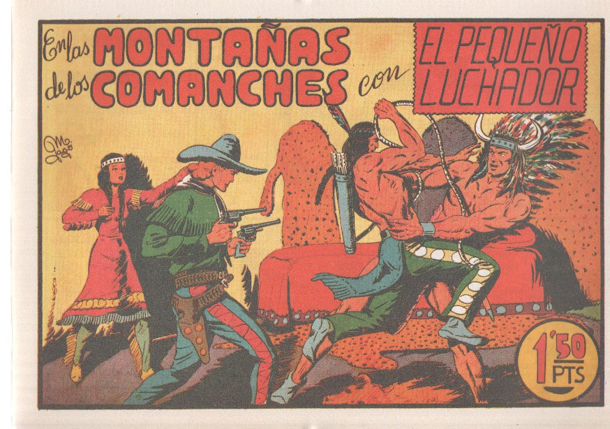 Facsimil: El Pequeño Luchador numero 010: En las montañas de los comanches