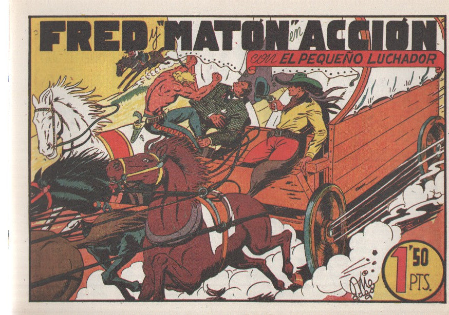 Facsimil: El Pequeño Luchador numero 019: Fred y Maton en accion