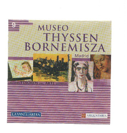CD-Rom: Grandes Tesoros del Arte Mundial, Numero 09: THYSSEN BONEMISZA, Madrid (La Vanguardia)