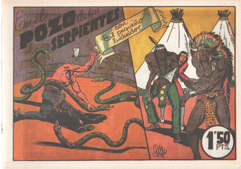 Facsimil: El Pequeño Luchador numero 021: En el pozo de las serpientes