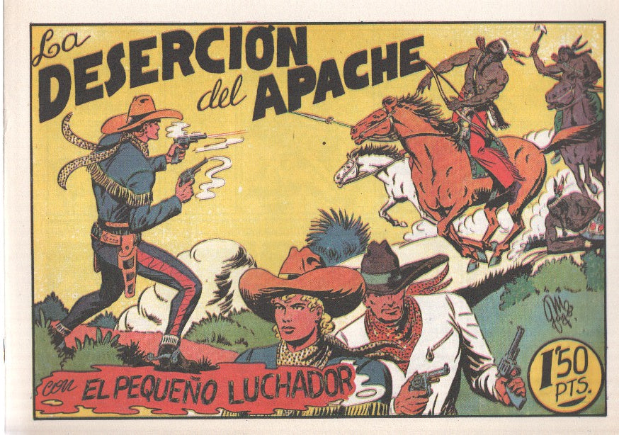 Facsimil: El Pequeño Luchador numero 028: La desercion del apache