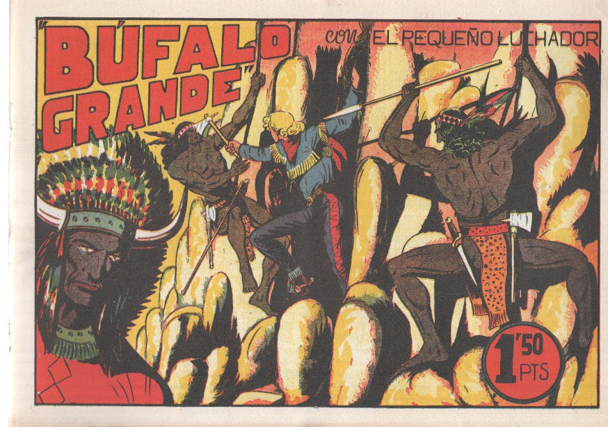 Facsimil: El Pequeño Luchador numero 031: Bufalo grande
