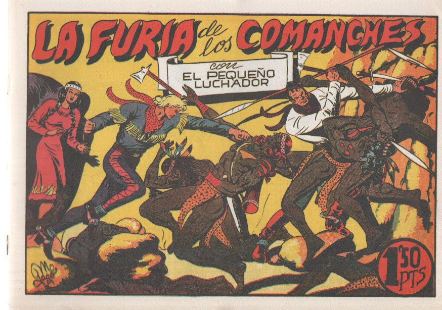 Facsimil: El Pequeño Luchador numero 032: La furia de los comanches