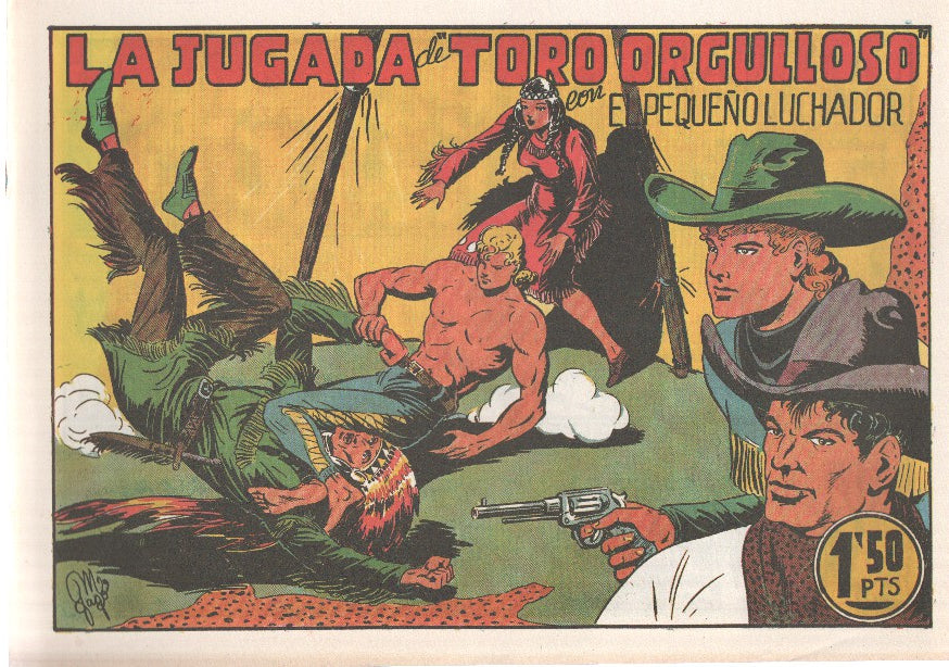 Facsimil: El Pequeño Luchador numero 036: La jugada de Toro Orgulloso