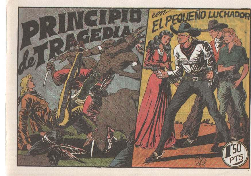 Facsimil: El Pequeño Luchador numero 038: Principio de tragedia