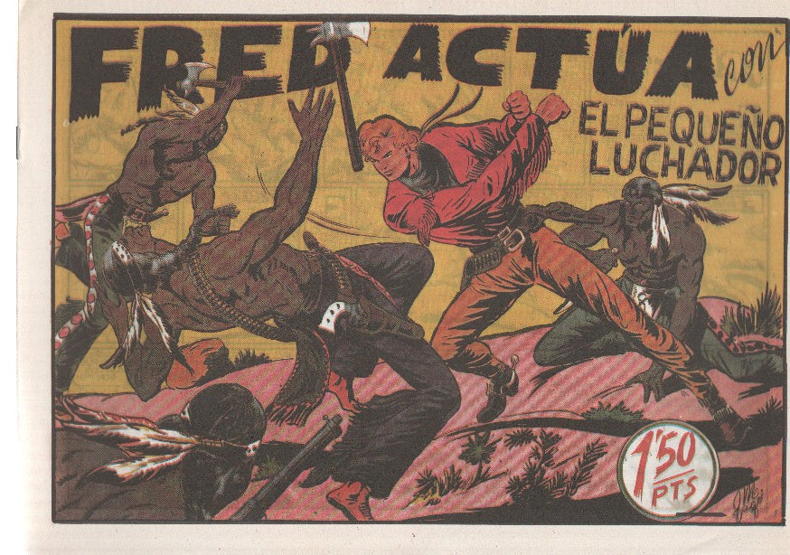 Facsimil: El Pequeño Luchador numero 039: Fred actua