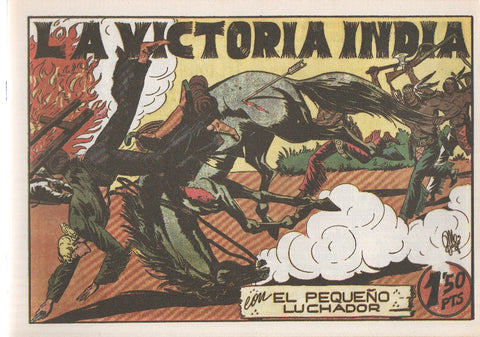 Facsimil: El Pequeño Luchador numero 042: La victoria india