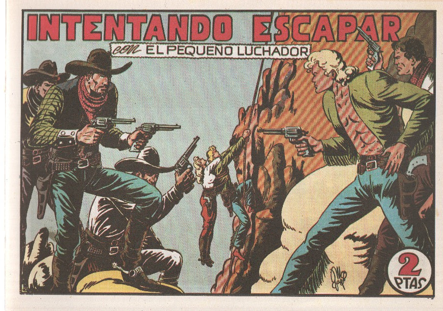 Facsimil: El Pequeño Luchador numero 046: Intentanto escapar