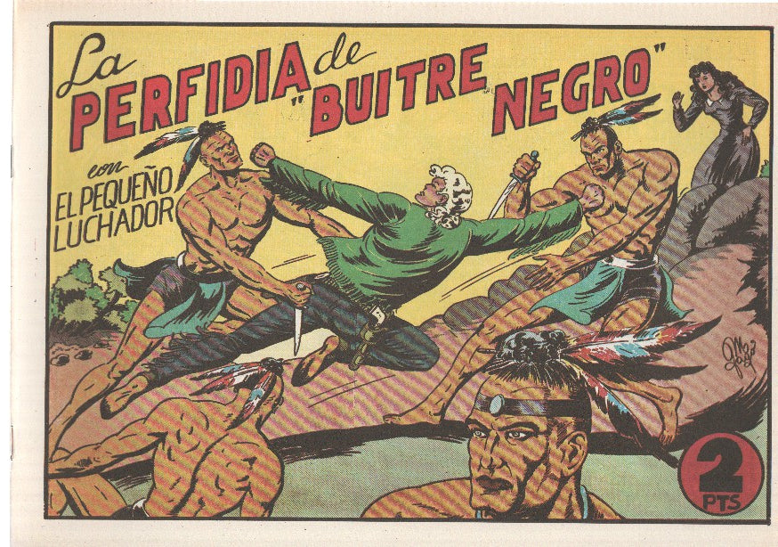 Facsimil: El Pequeño Luchador numero 050: La perfidia de Buitre Negro