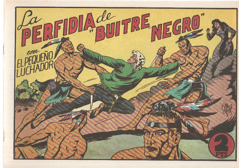 Facsimil: El Pequeño Luchador numero 050: La perfidia de Buitre Negro