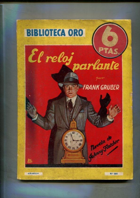 Biblioteca Oro serie amarilla de 8 pts numero 205: El reloj parlante